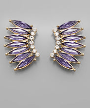 Load image into Gallery viewer, Glass Wing Earrings
