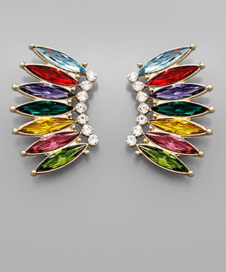 Glass Wing Earrings