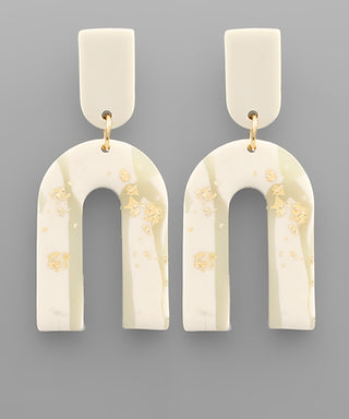 Clay Marvel Teardrop Earrings