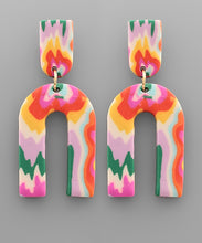Load image into Gallery viewer, Clay Marvel Teardrop Earrings
