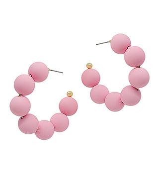 50mm Colored Ball Hoops