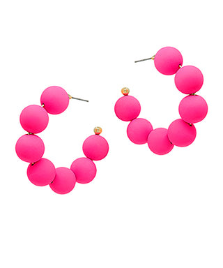 50mm Colored Ball Hoops