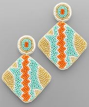 Load image into Gallery viewer, Rhombus Pattern Earrings
