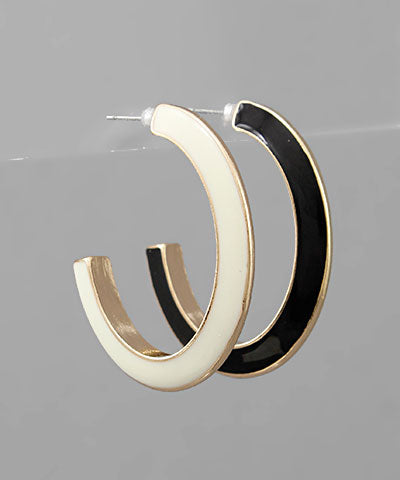 Epoxy 2 Color Hoops
