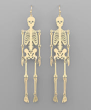 Load image into Gallery viewer, Skeleton Filigree Earrings
