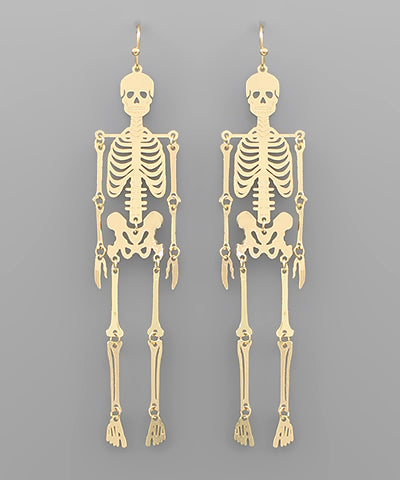 Skeleton Filigree Earrings