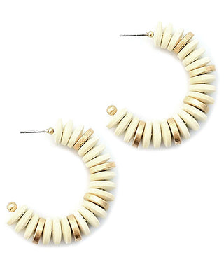 Multi Disk Hoops Earrings