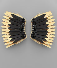 Load image into Gallery viewer, Sequin Wing Earrings
