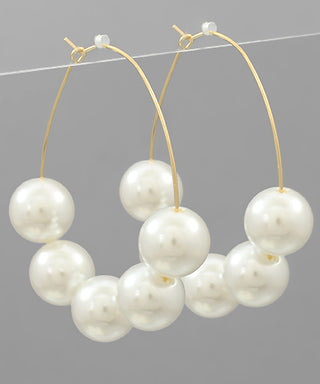 Pearl Hoops