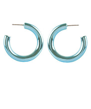 Load image into Gallery viewer, 35mm Metal Hollow Hoops

