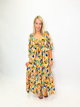 Load image into Gallery viewer, Abstract Or Bust Midi Dress
