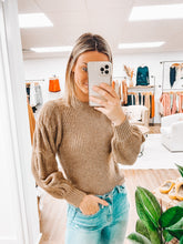 Load image into Gallery viewer, Love At Frost Sight Braided Sleeve Sweater
