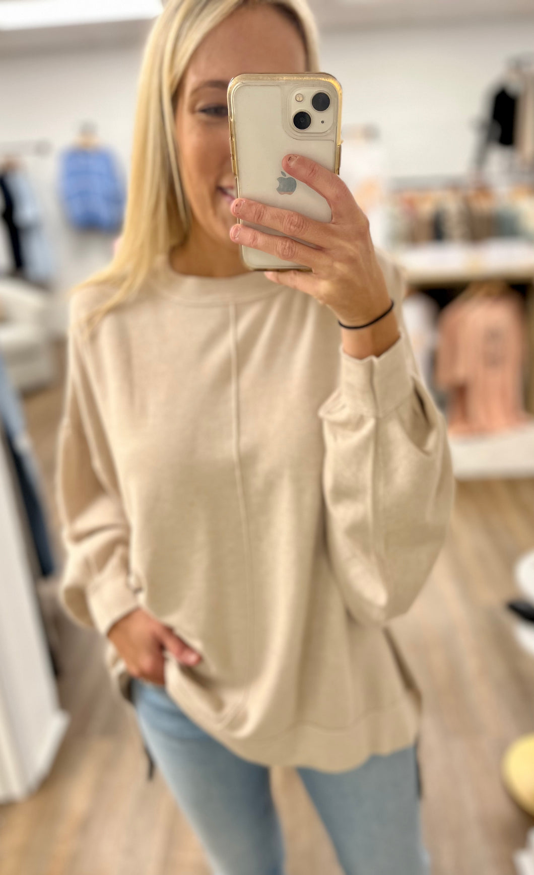 Style Standing Sweater Tunic