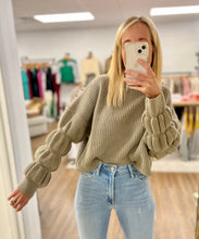 Load image into Gallery viewer, Eternal Style Bubble Sleeve Sweater
