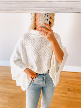 Dream of Cream Cape Sweater