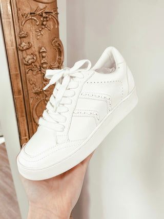 Leather Flatform Sneakers