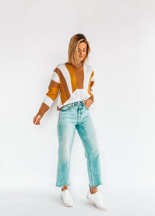 Fancy And Free Abstract Sweater