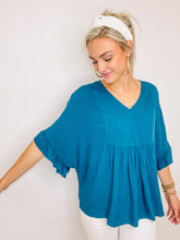 Load image into Gallery viewer, A Fantastic Day V-Neck Blouse
