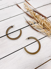 Load image into Gallery viewer, Lucite Hoop Earrings
