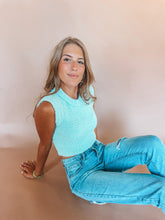Load image into Gallery viewer, Turn The Sage Sleeveless Sweater
