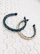 Load image into Gallery viewer, Leather Braided Headband
