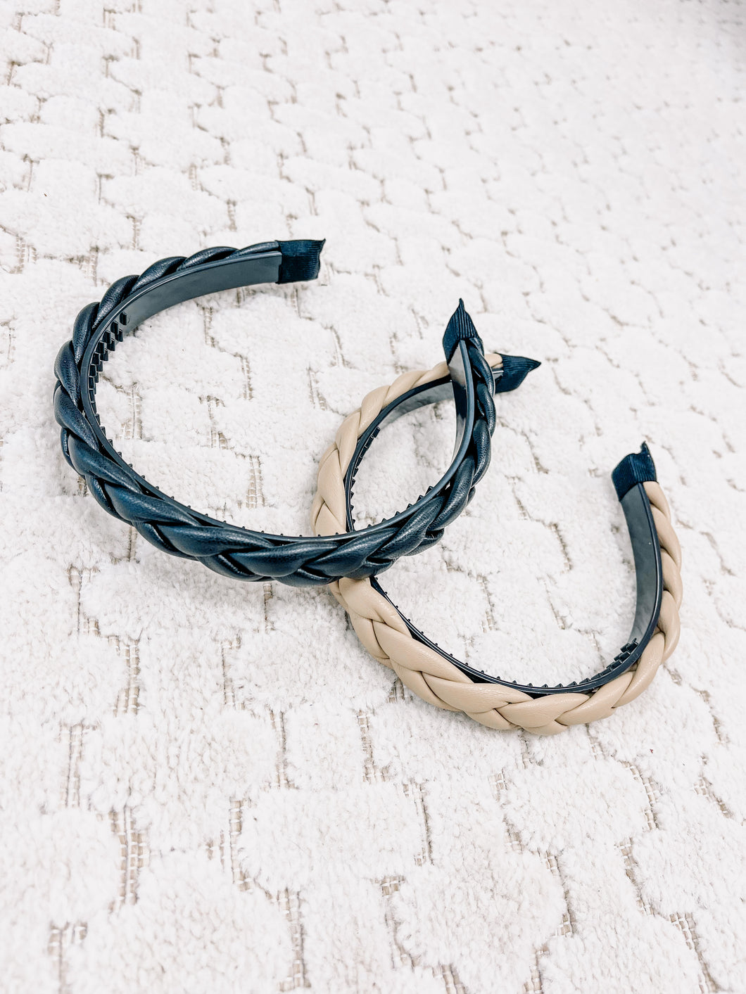Leather Braided Headband