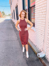Load image into Gallery viewer, Simply Superb Ribbed Midi Dress
