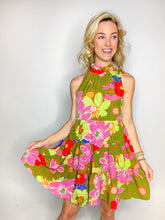 Load image into Gallery viewer, Plant One On Me Floral Dress

