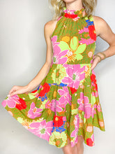 Load image into Gallery viewer, Plant One On Me Floral Dress

