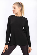 Load image into Gallery viewer, Tencel Longline Pullover with Curved Hem
