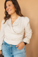 Load image into Gallery viewer, I Have A Cream Drapey Blouse
