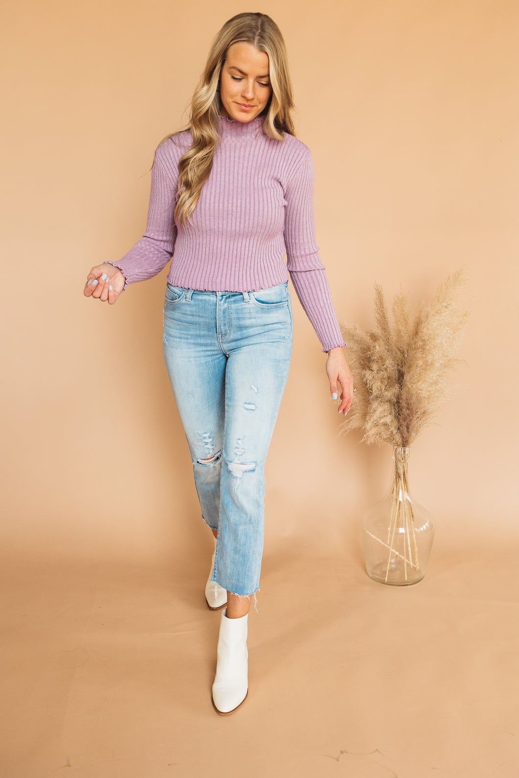 Lavender For Love Sweater
