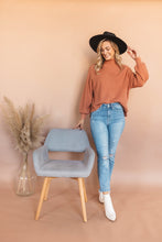 Load image into Gallery viewer, Crack A Style Turtleneck Sweater
