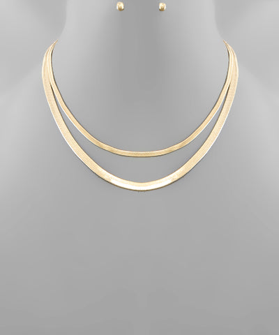 2 Snake Chain Necklace