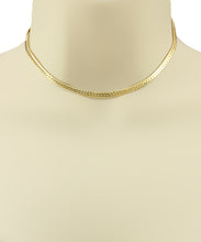Load image into Gallery viewer, Brass Snake Chain Choker
