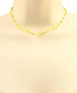 7mm Color Paperclip Chain Chocker