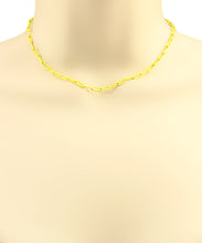 Load image into Gallery viewer, 7mm Color Paperclip Chain Chocker
