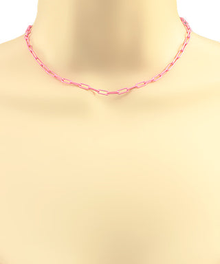 7mm Color Paperclip Chain Chocker