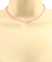 Load image into Gallery viewer, 7mm Color Paperclip Chain Chocker
