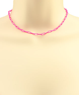 7mm Color Paperclip Chain Chocker