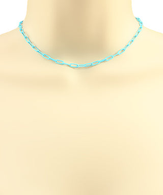 7mm Color Paperclip Chain Chocker