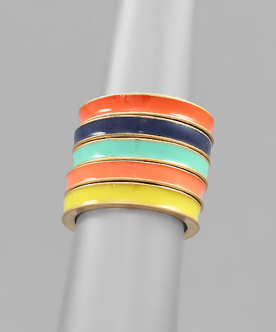 Multi Color Ring Set