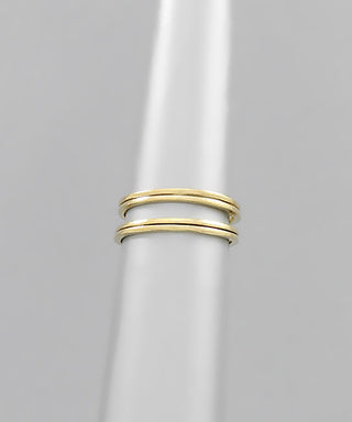 Double Row Open Ring