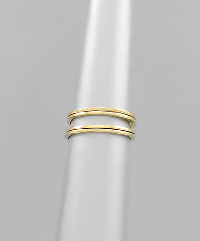 Double Row Open Ring