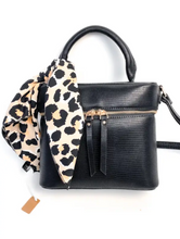Load image into Gallery viewer, Cheetah Satin Bandana Scarf

