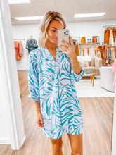 Load image into Gallery viewer, Perfectly Put Together Zebra Print Dress
