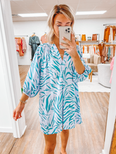 Load image into Gallery viewer, Perfectly Put Together Zebra Print Dress
