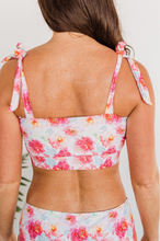 Load image into Gallery viewer, Chasing The Sun Floral Bandeau Swim Top
