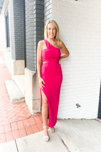 Load image into Gallery viewer, Waiting For The One Shoulder Dress
