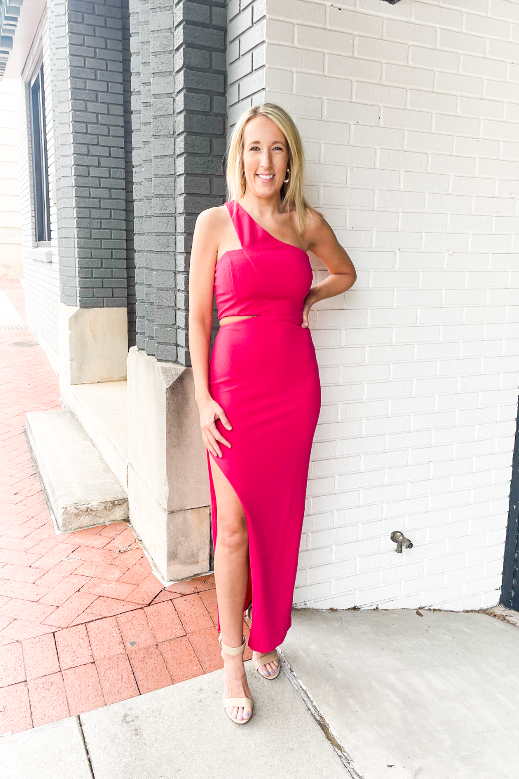 Waiting For The One Shoulder Dress